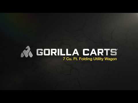 Gorilla Carts GCSW-7-AU Folding Sports Wagon