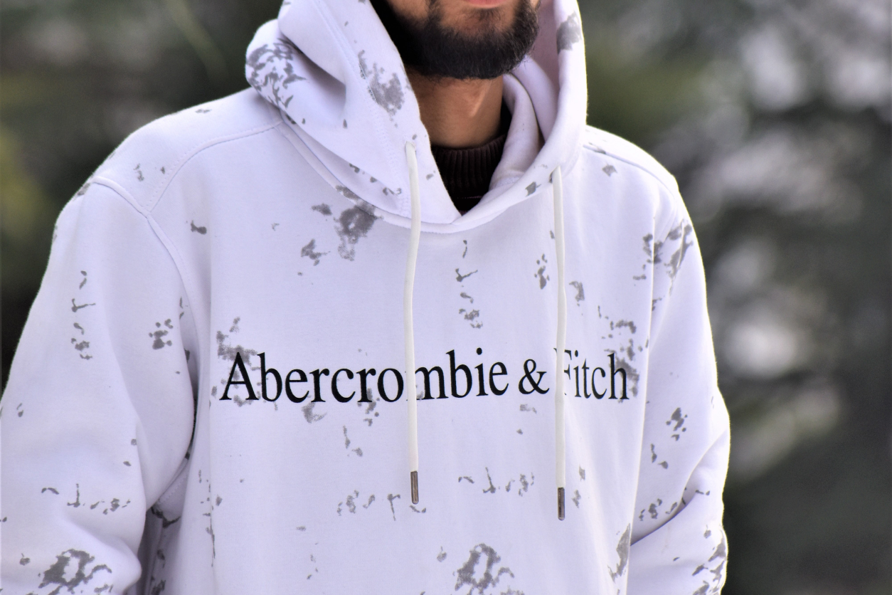 Man wearing abercrombie and fitch