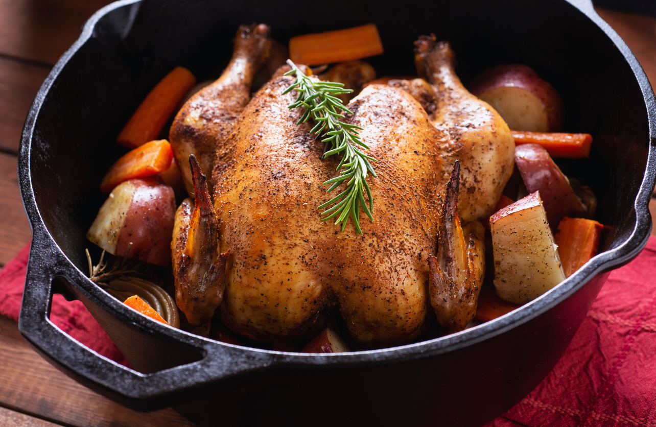 dutch oven roast chicken