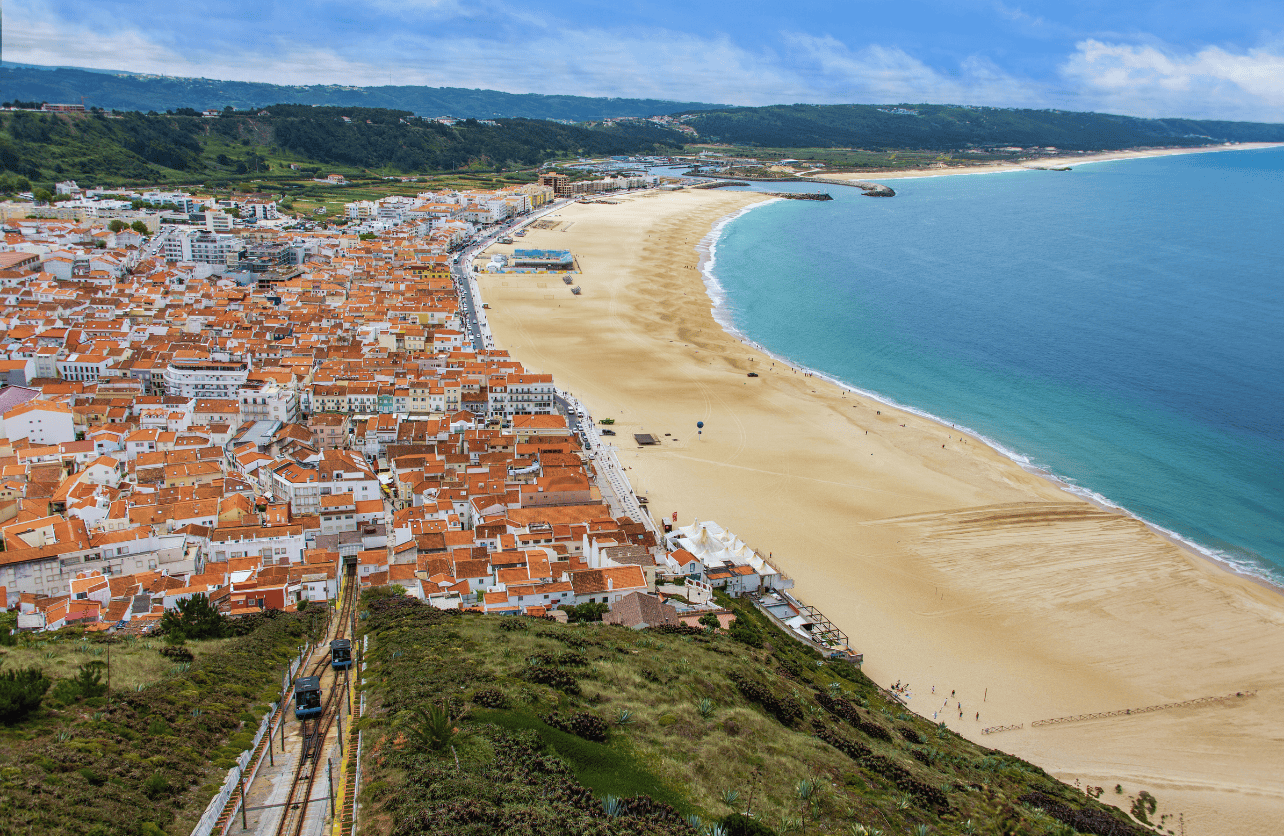 Nazaré winter surfing