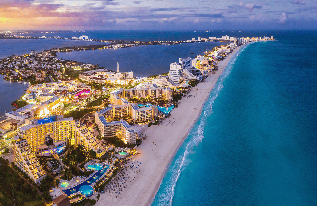 cancun winter beach